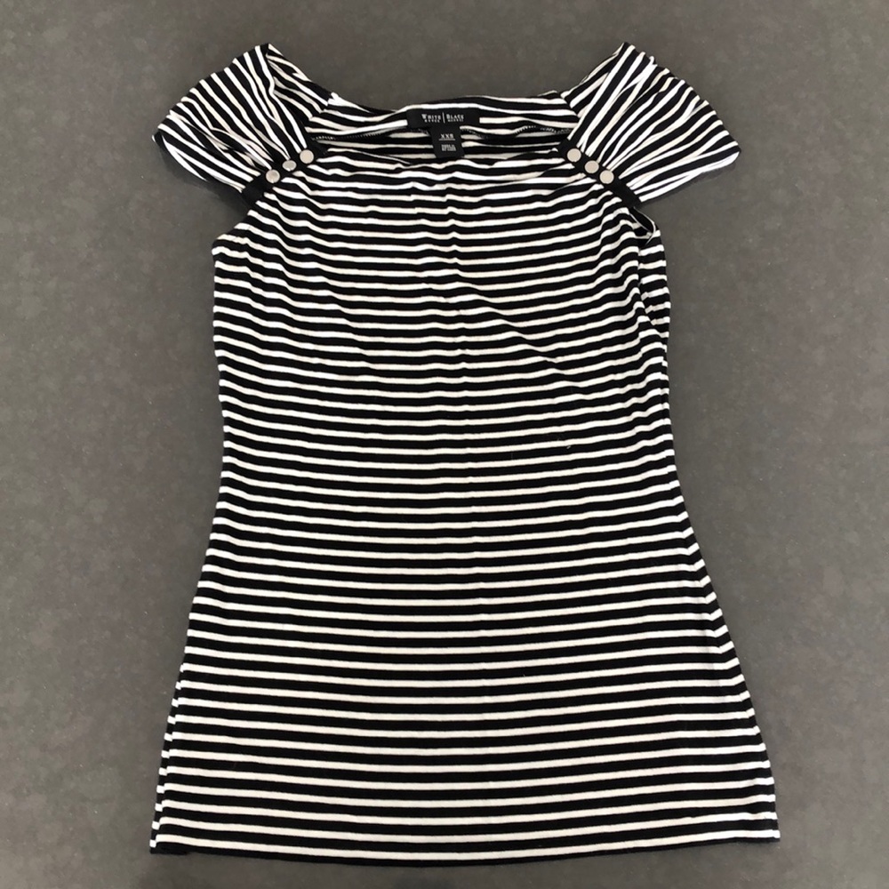 White House Black Market striped top